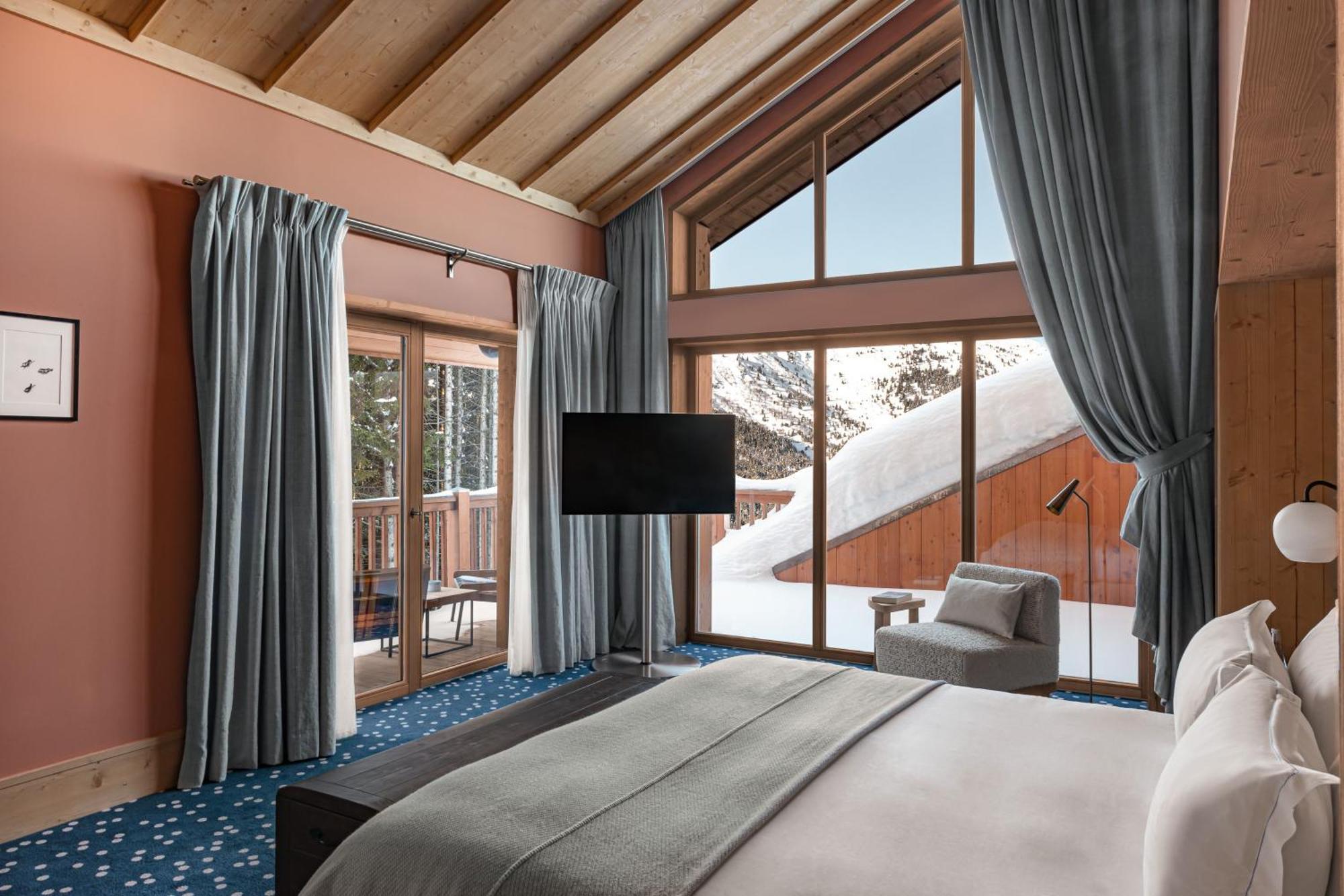 Hotel Le Coucou Мерибель Экстерьер фото